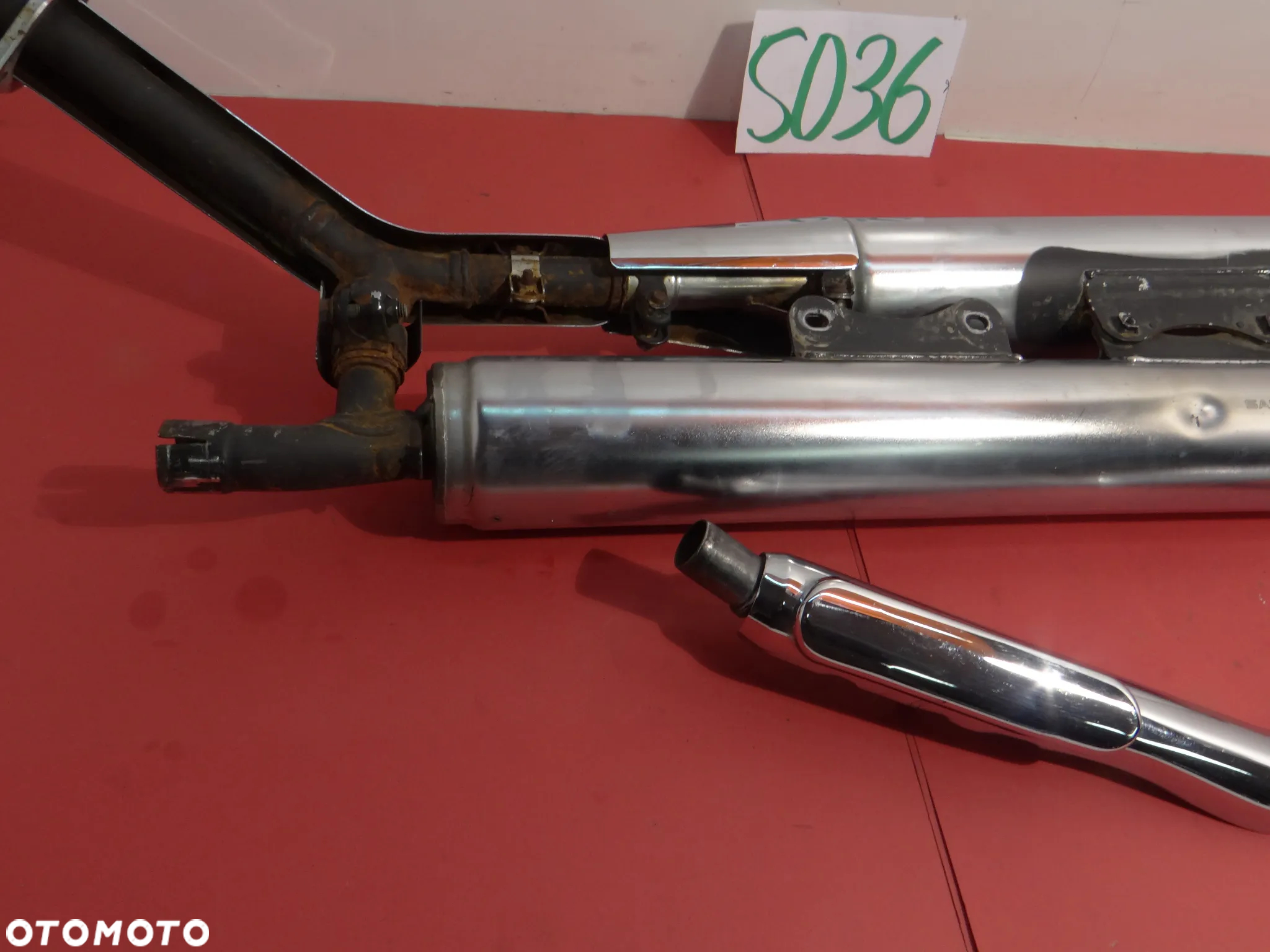 S036  SUZUKI VL 800 TŁUMIK WYDECH KOLEKTOE SANKEI 2381 SUZ5VL0800 41F - 23