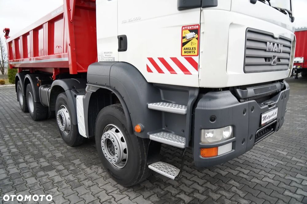 MAN TGA 35.400 / 8X4 / WYWROTKA 2 STR. / HYDROBURTA / HYDROKLAPA / MANUAL / MEILLER KIPPER - 16