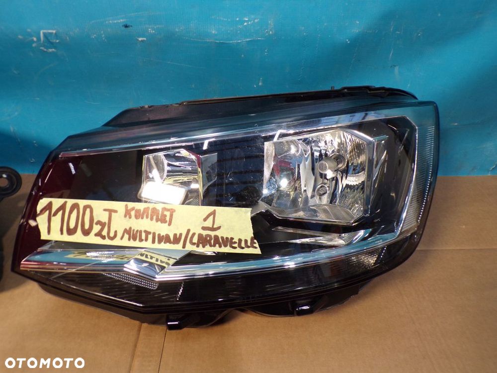 VW T6 CARAVELLE MULTIVAN 15- REFLEKTORY LAMPY PRZEDNIE DEMONTAŻ 2 sztuki - 3