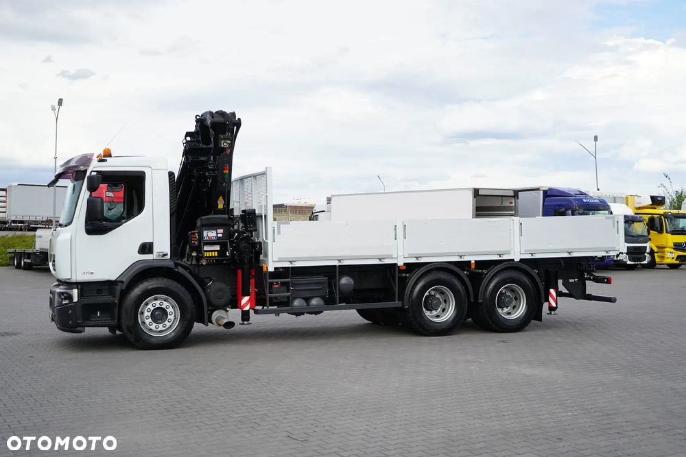 Renault PREMIUM / 370 / 6 X 4 / SKRZYNIOWY + HDS / HIAB 377 EP - 4 / PILOT - 34