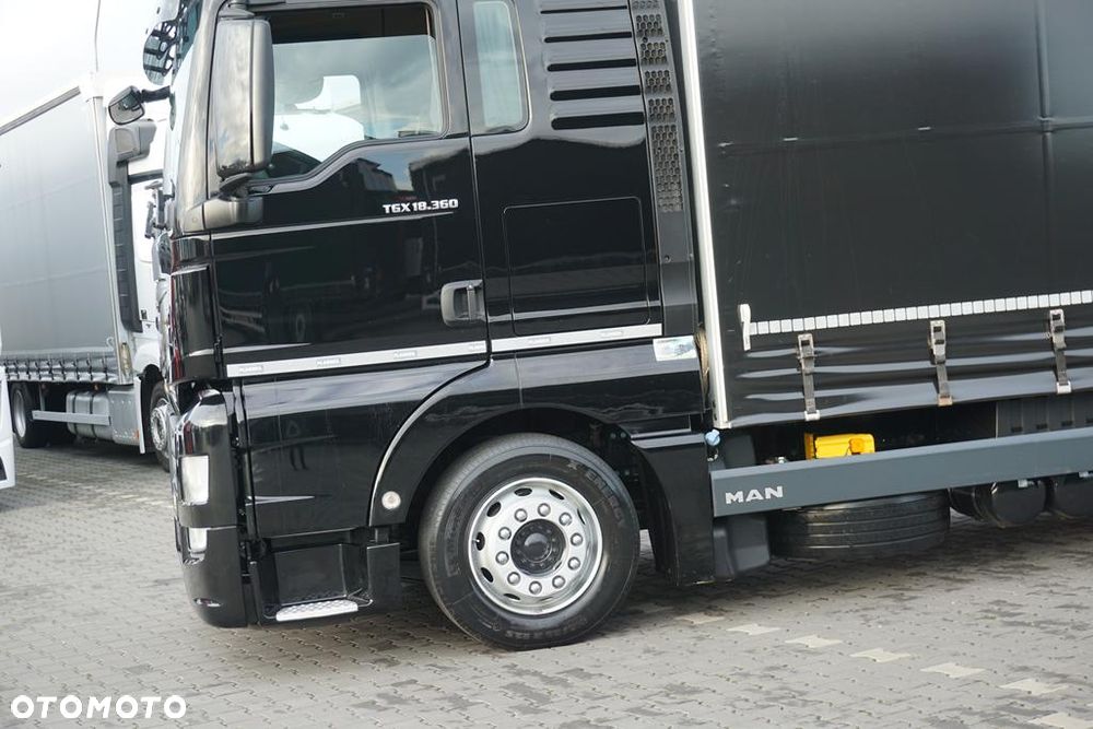 MAN TGX / 18.360 / ACC / E 6 / FIRANKA / 19 PALET / ŁAD. 7650 KG - 18