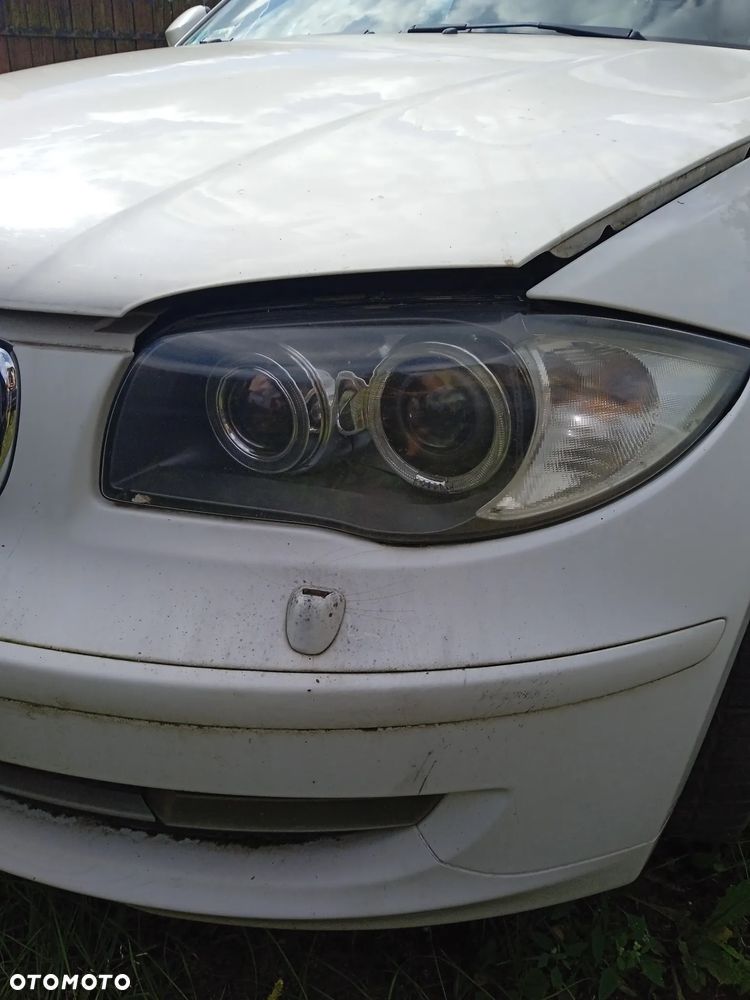 BMW E87 118D SILNIK N47D20C KOLOR ALPINWEISS 3 DRZWI KLAPA MASKA ZDERZAKI LAMPY XENON SKRZYNIA SILNIK CZĘŚCI - 2