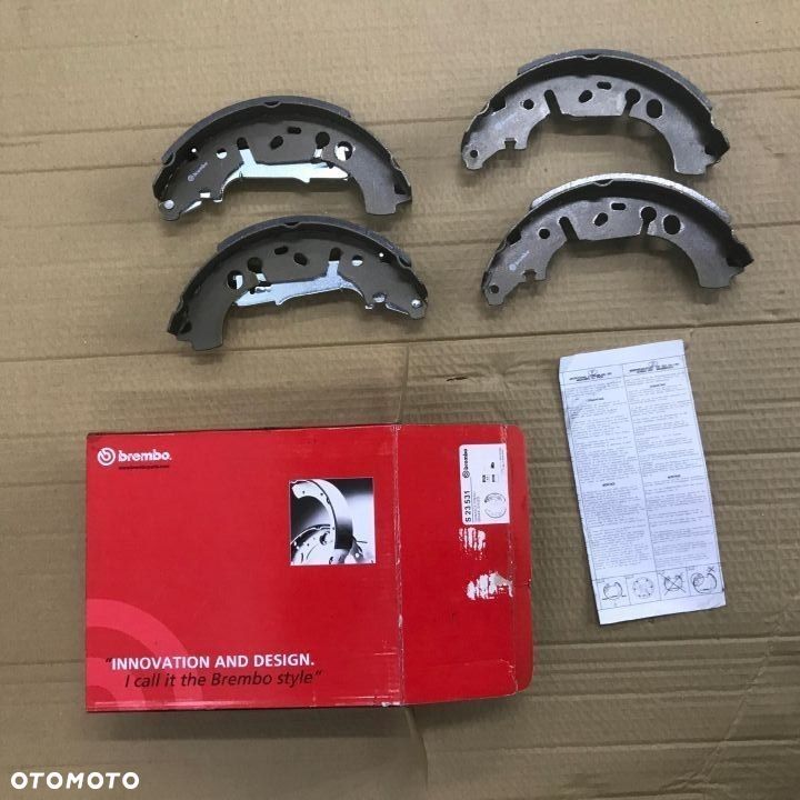 Szczęki hamulcowe Citroen Nemo Bipper Fiorino Qubo Punto Adam Corsa D E NOWY tylny zestaw szczęk tył - 1