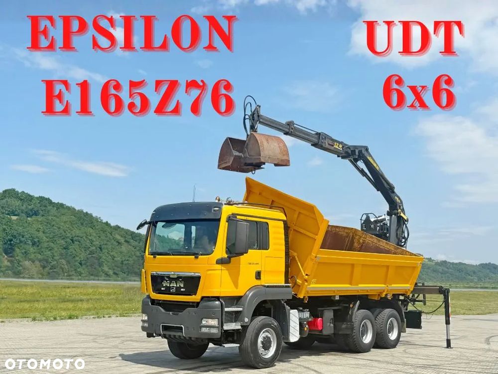 MAN TGS 33.480 * WYWROTKA 5,10 m * EPSILON E165Z76  * 6x6 - 1