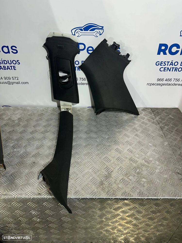 .Conjunto Interior Tecto Cúpula Preto Original Audi A3 8P Sline 5 Portas 2003 - 2013 - 5