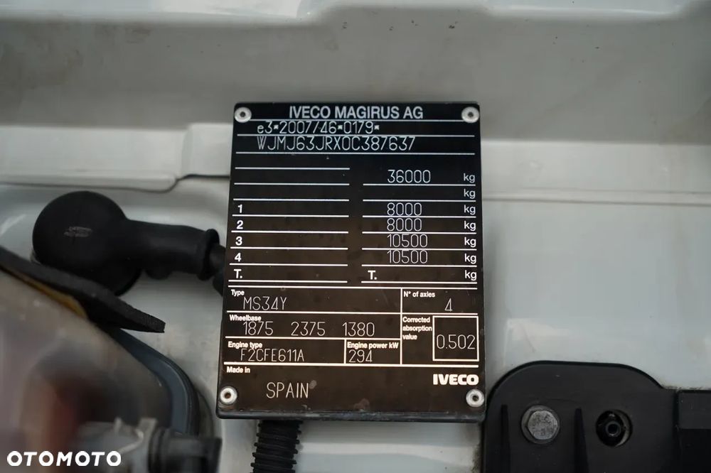 Iveco 400 SL X-WAY STRALIS / 8X4/  BETONOMIESZARKA / IMER / OPONY 100 % / ALUFELGI / - 35