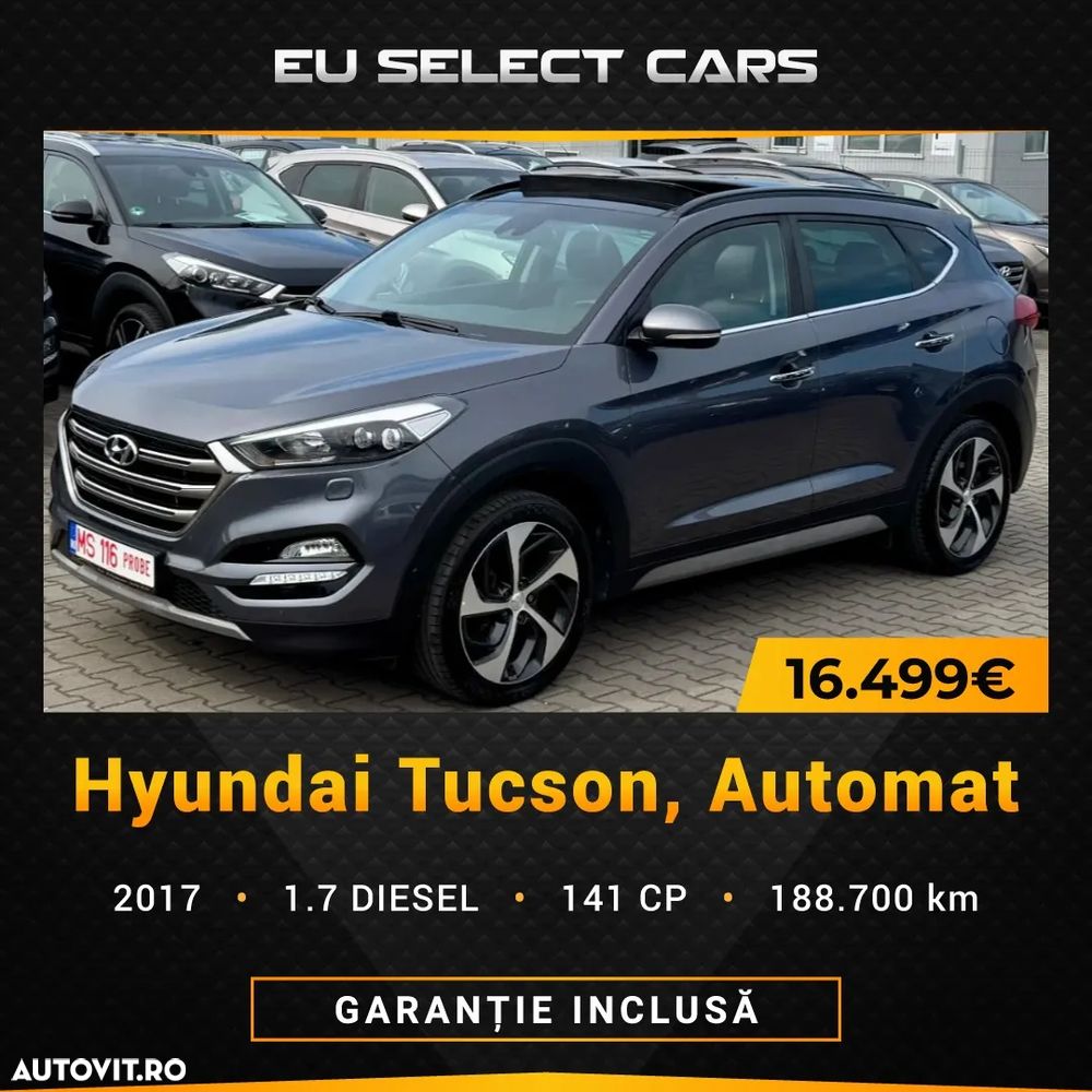 Hyundai Tucson blue 1.7 CRDi 2WD DCT Style - 1