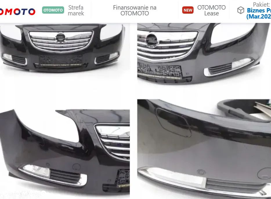 INSIGNIA ZDERZAK PRZÓD Z22C  CZUJNIKI SPRYSK - 1