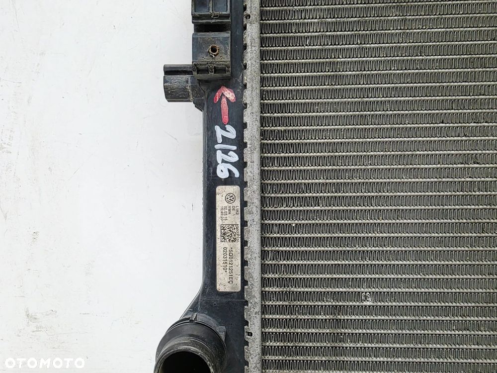 CHŁODNICA WODY PŁYNU AUDI A3 8V VOLKSWAGEN SEAT SKODA 5Q0121251EC 2/26 - 5