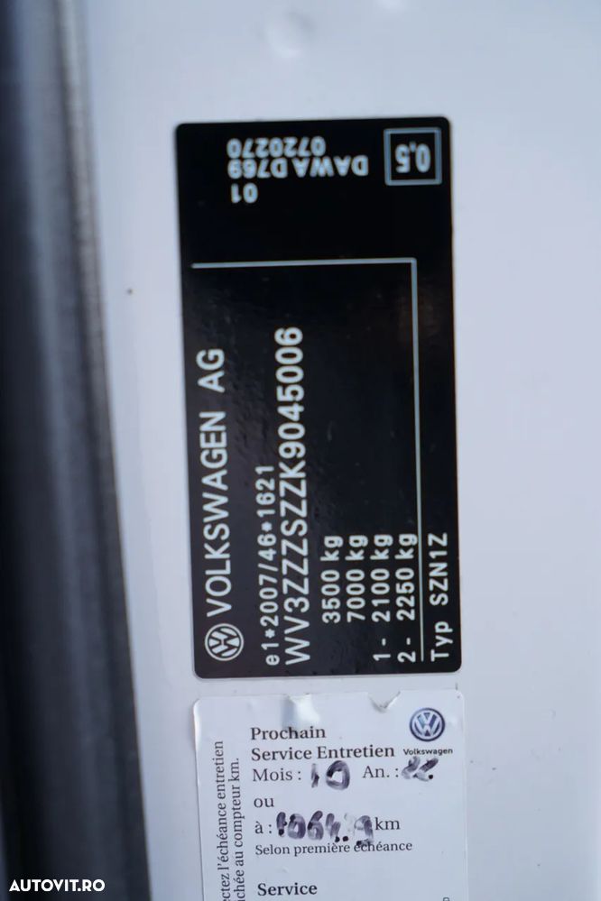 Volkswagen CRAFTER / BASCULATOR DIN ALUMINIU / DUBLU / MANUAL / PE ȘENILE / IMPORTAT - 38