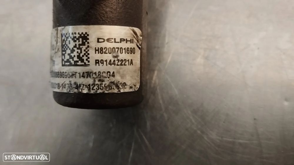 INJECÇÃO / INJEÇÃO COMPLETA (BOMBA + INJECTORES + REGUA) RENAULT KANGOO II 1.5DCI DELPHI 166000897R 167000741R - 11