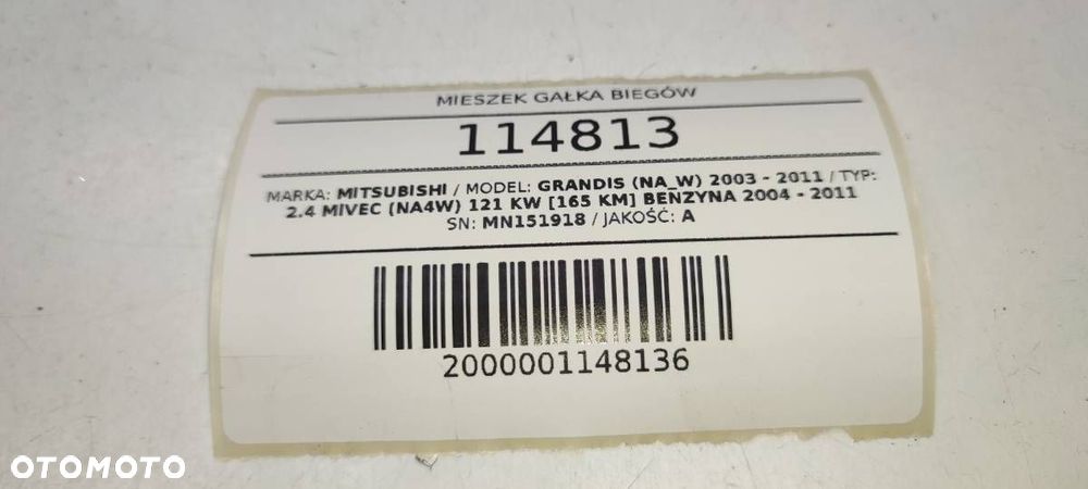 MIESZEK BIEGÓW RAMKA PANEL DEKOR MITSUBISHI GRANDIS MN151918 - 8