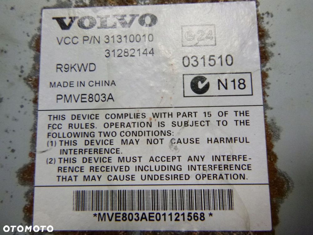 VOLVO XC70 III WZMACNIACZ RADIA AUDIO 31310010 - 7