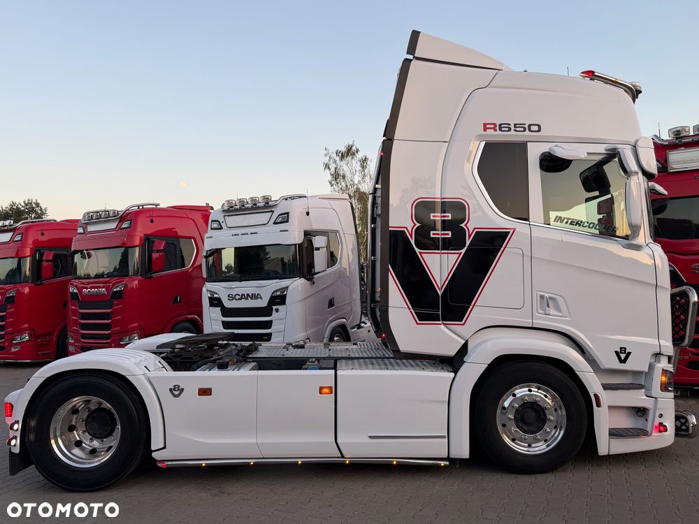 Scania Scania R650 z Niemiec bez EGR tylko SCR pełne wyposażenie FULL AIR V8 - 8
