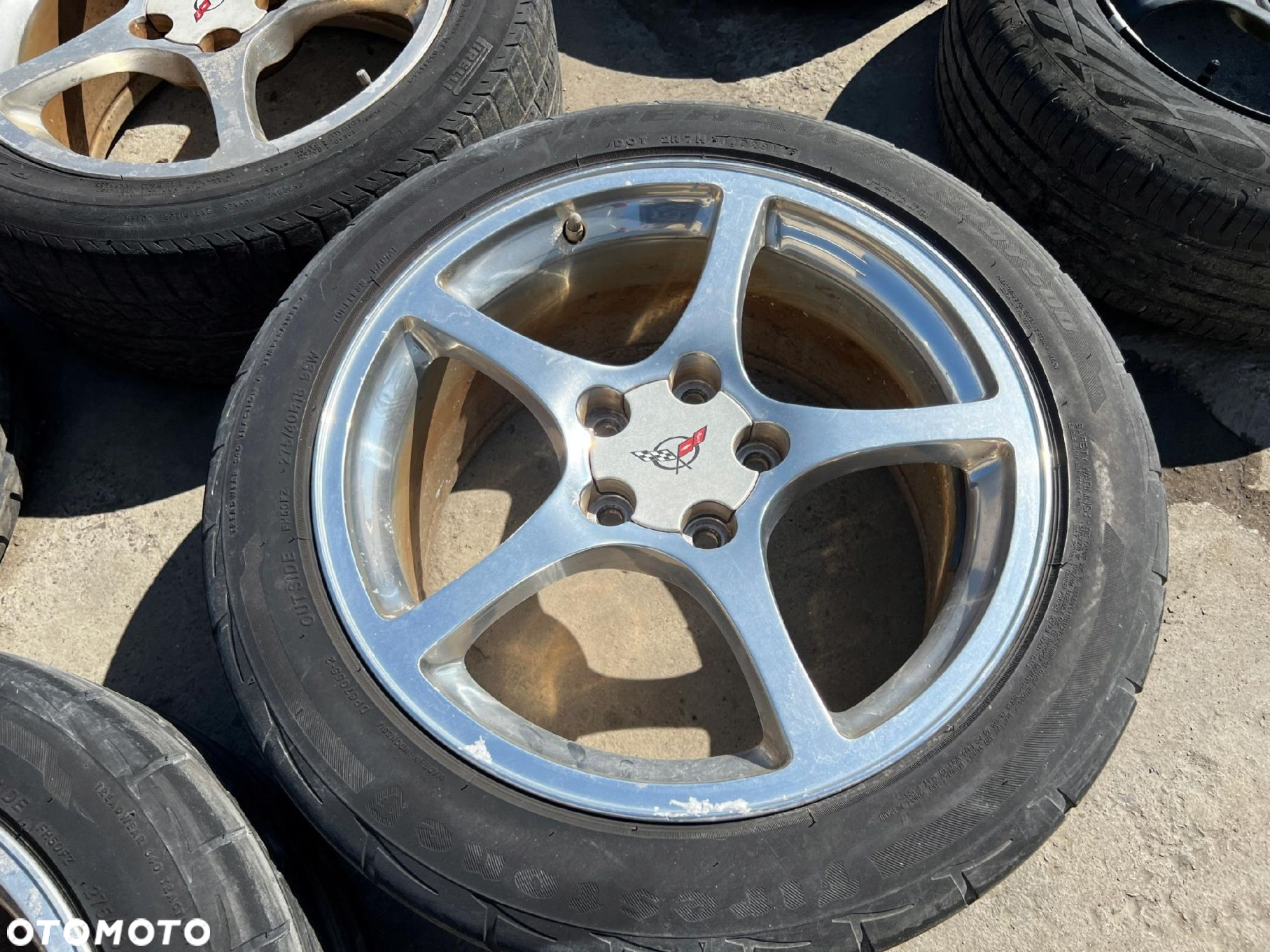 KOŁA FELGI OPONY LETNIE CHEVROLET CORVETTE C5 97-04 245/45 R17 275/40 R18 - 6