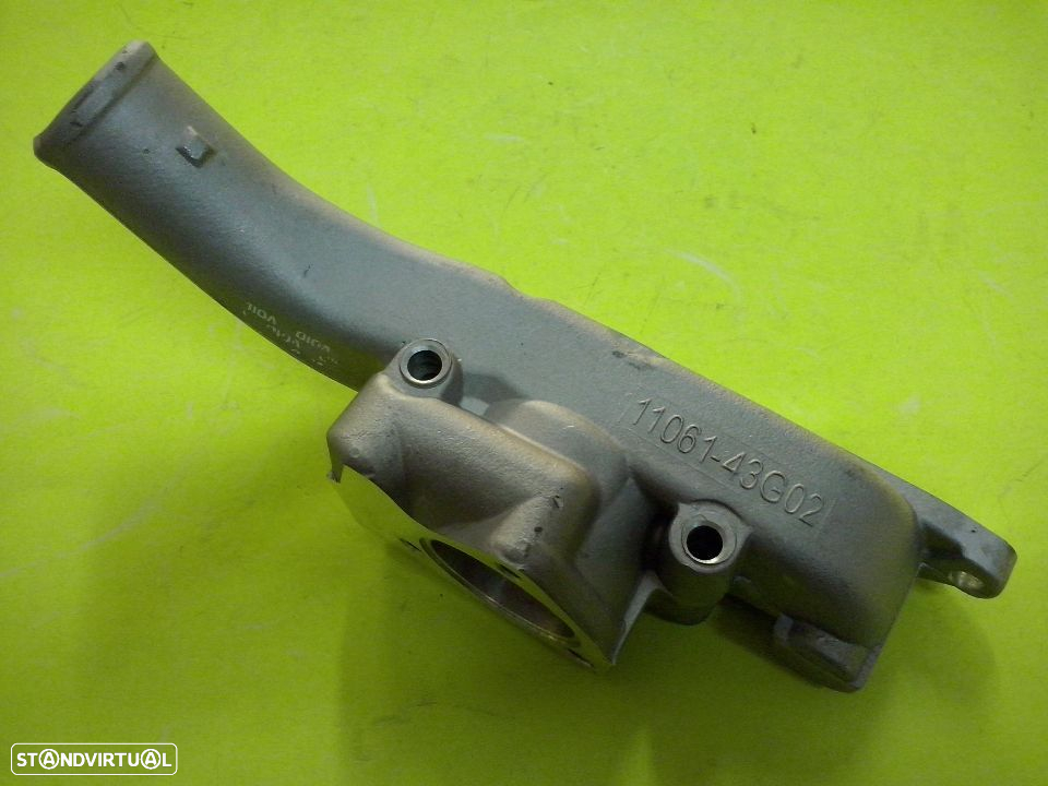 Corpo / Falange de água (Térmostato ) Nissan Pickup D21 motor TD25 (NOVA) - 5