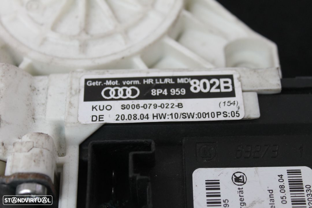 Motor Elevador Vidro Audi A3 de 2004 - 4