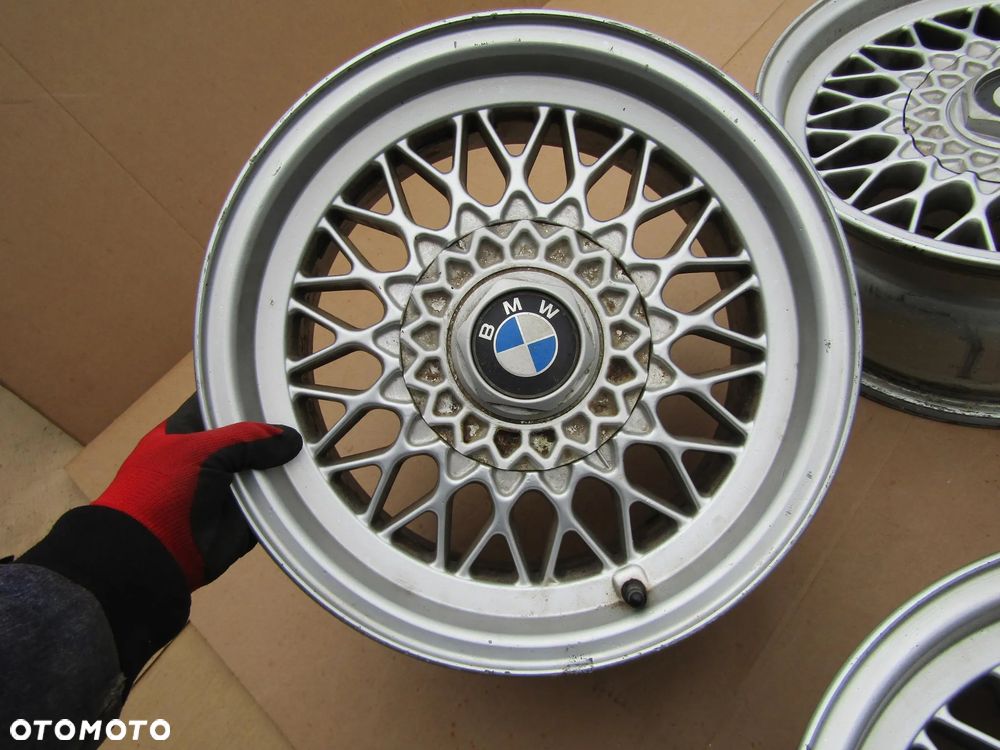 4x Felgi Aluminiowe 15 BMW E21 E24 E34 7 j 5x120 ET20 piasta 72,1 m 1179774 - 12