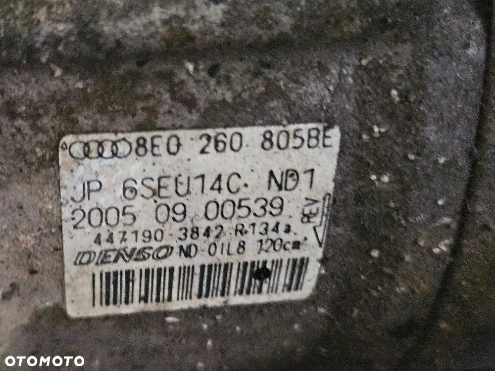 Audi A4 B7 A6 C6 2.7 3.0 TDI kompresor sprężarka klimatyzacji 4F0260805S 8E0260805BE - 7