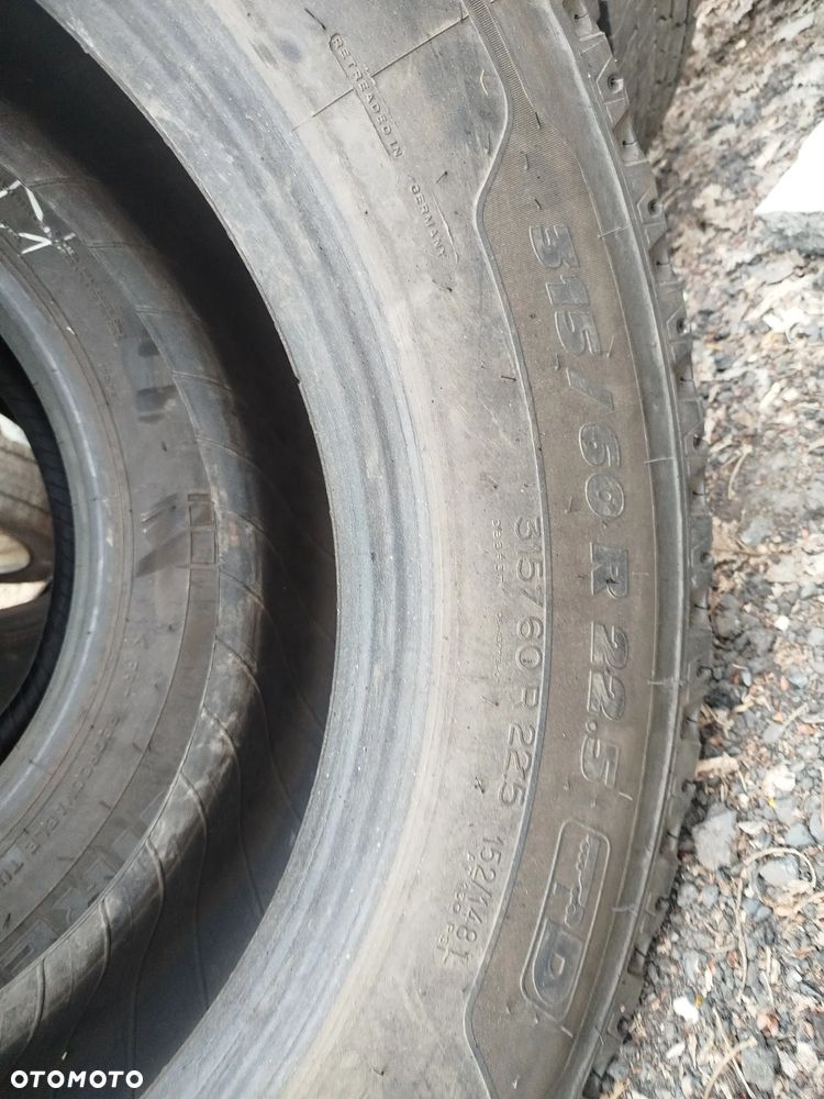 315/60R22.5 Michelin X Multi D 154L 1szt. 95% bieżnika 25r. - 8