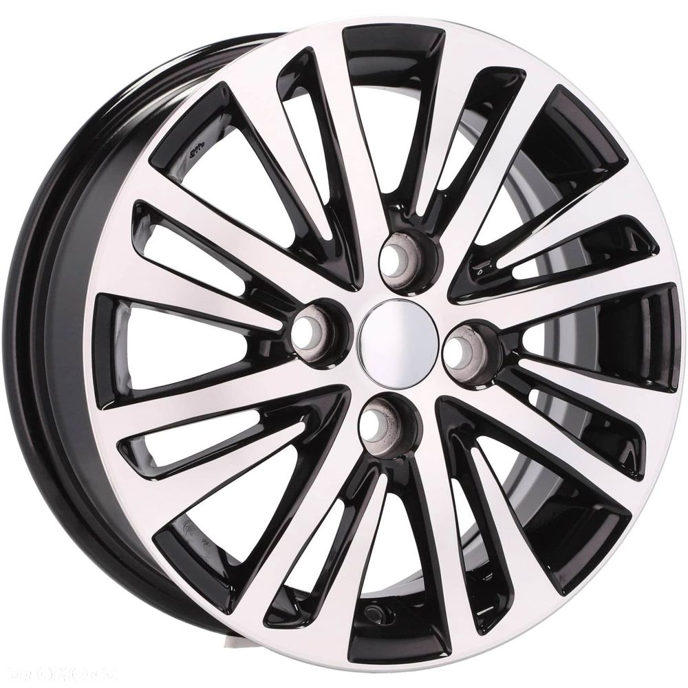4x Felgi 14 4x100 m.in. do KIA Picanto RIO I-IV Sephia Shuma MAZDA 2 II TOYOTA Yaris - F1438 (LU1437 - 6