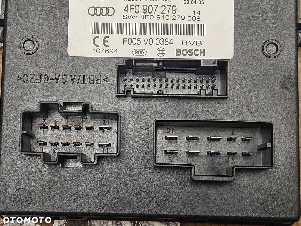 Moduł Świateł 4F0907279 4F0910279 Sterownik Komputer Światła Audi A6 C6 Q7 - 3