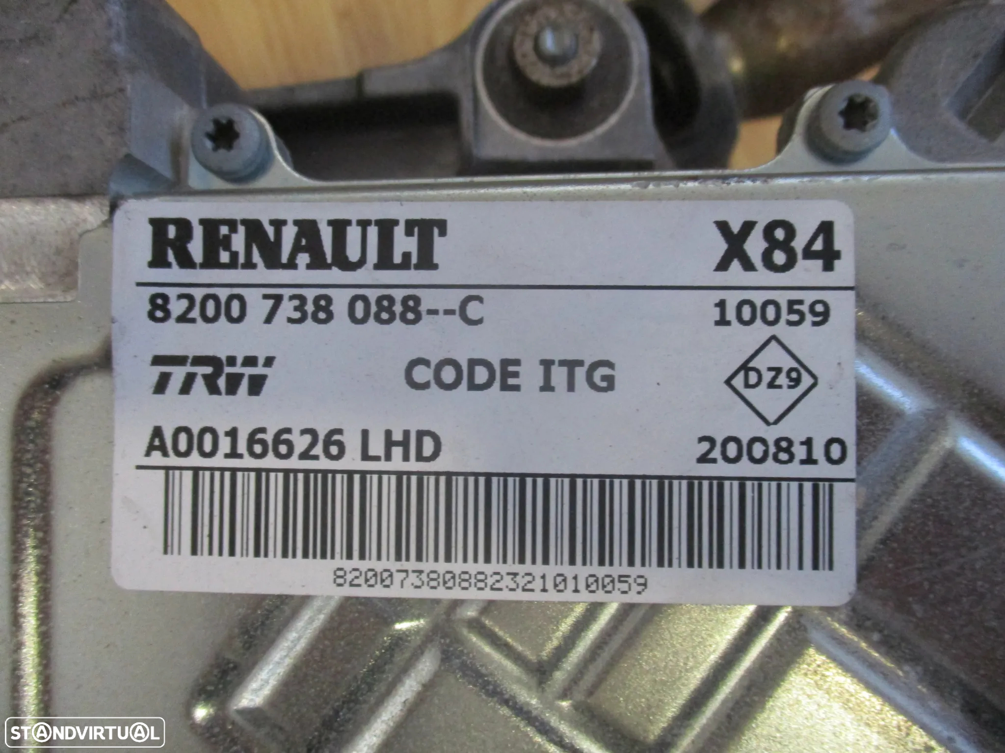 Motor Coluna Direção Renault Megane 2 2005 - 4