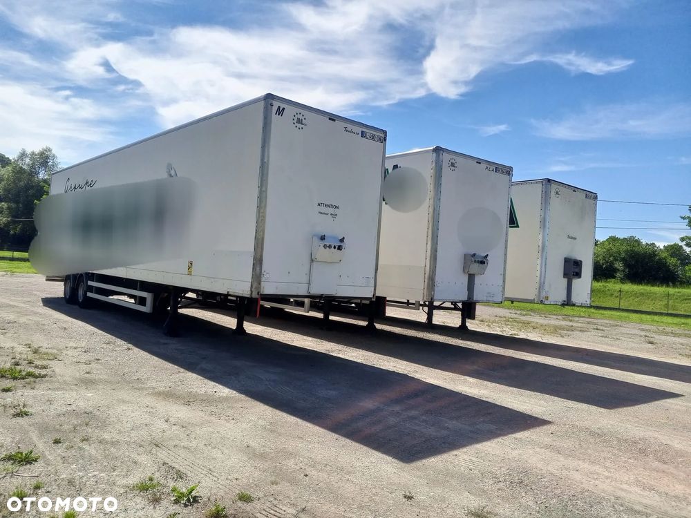 Fruehauf TRAILER/FURGON/KONTENER -IGEALNY TEŻ NA MAGAZYN/MOCNA PODŁOGA -FRANCJA
