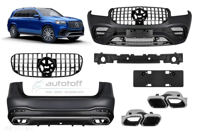 Pachet exterior compatibil cu Mercedes GLS X167 (2020+) GLS63 Design - 1