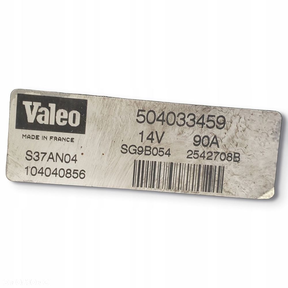 ALTERNATOR Citroen Jumper Ducato Iveco 2.8 D 504033459 valeo - 2
