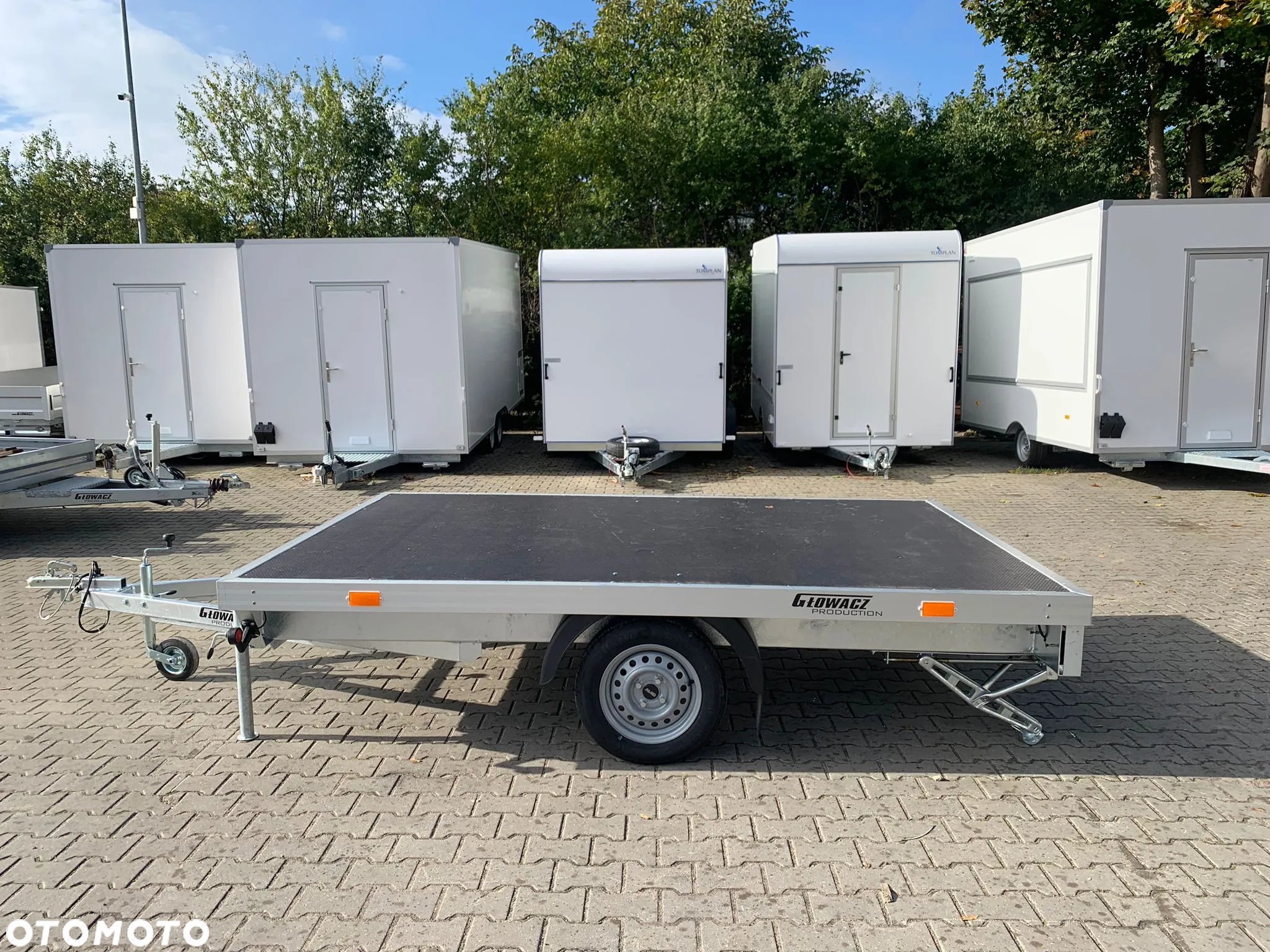 Głowacz Przyczepa do transportu saun, jacuzzi , bali itd.Wymiar 300×200 cm, wyposażona w podpory - 11