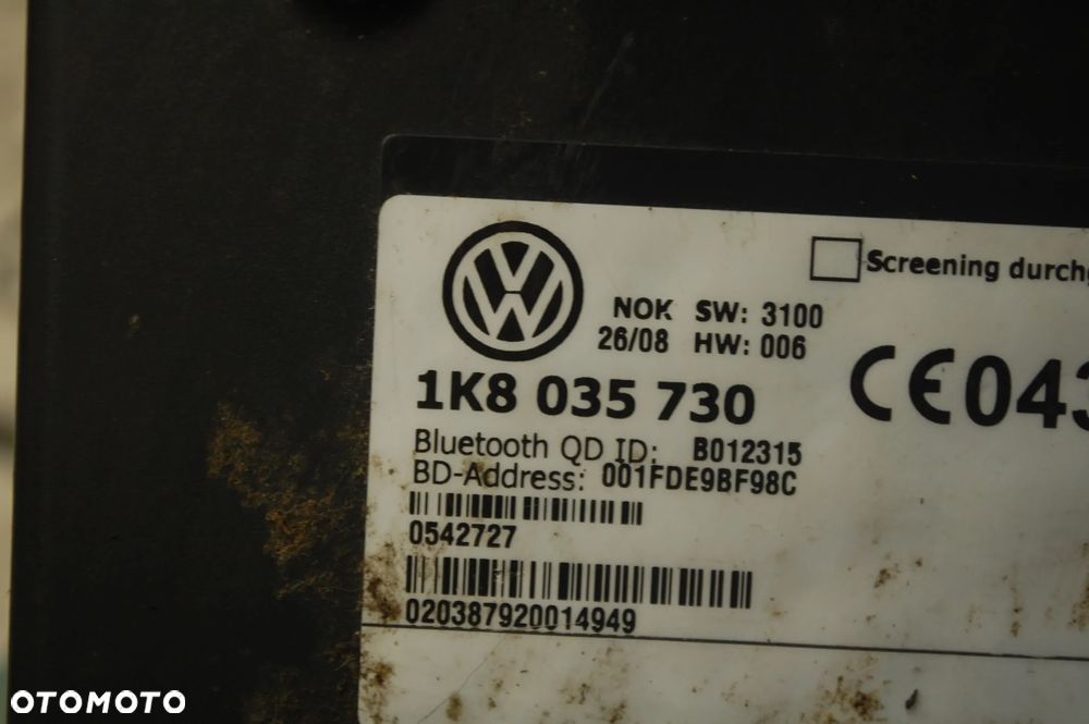 MODUŁ STEROWNIK TELEFONU 1K8035730 SKODA SUPERB II AUDI SEAT VW - 3