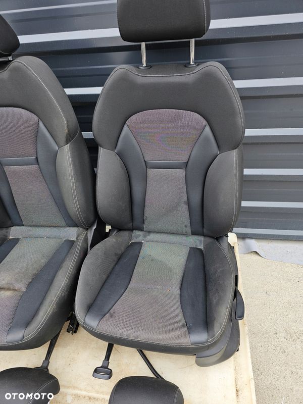 FOTEL FOTELE KOMPLET AUDI A1 8X 5-DRZWI SKÓRA+MATERIAŁ - 7
