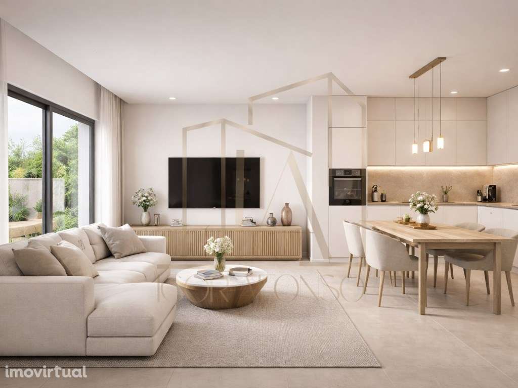 Moradia Geminada T3 com design moderno e áreas amplas - Grande imagem: 2/4