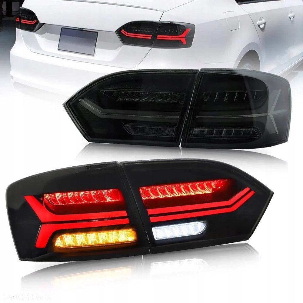 Lampy tyl ne kpl Vland Full LED Tuning Smoke VW Jetta VI 5c 6 2010-2014 - 1
