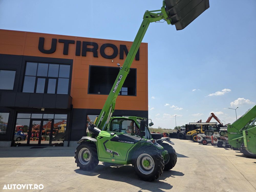 Merlo TF35.7-140, ridica 3,5t la 7m, motor Deutz 140CP, cupa si furci, transmisie 4x4, aer conditionat, Masa operatinala 6800kg, lungime 4,4m, latime 2,3m, produs in ITALIA, garantie 1 an, posibilitate leasing-PROMOTIE 81.900 EUR+Tva - 7