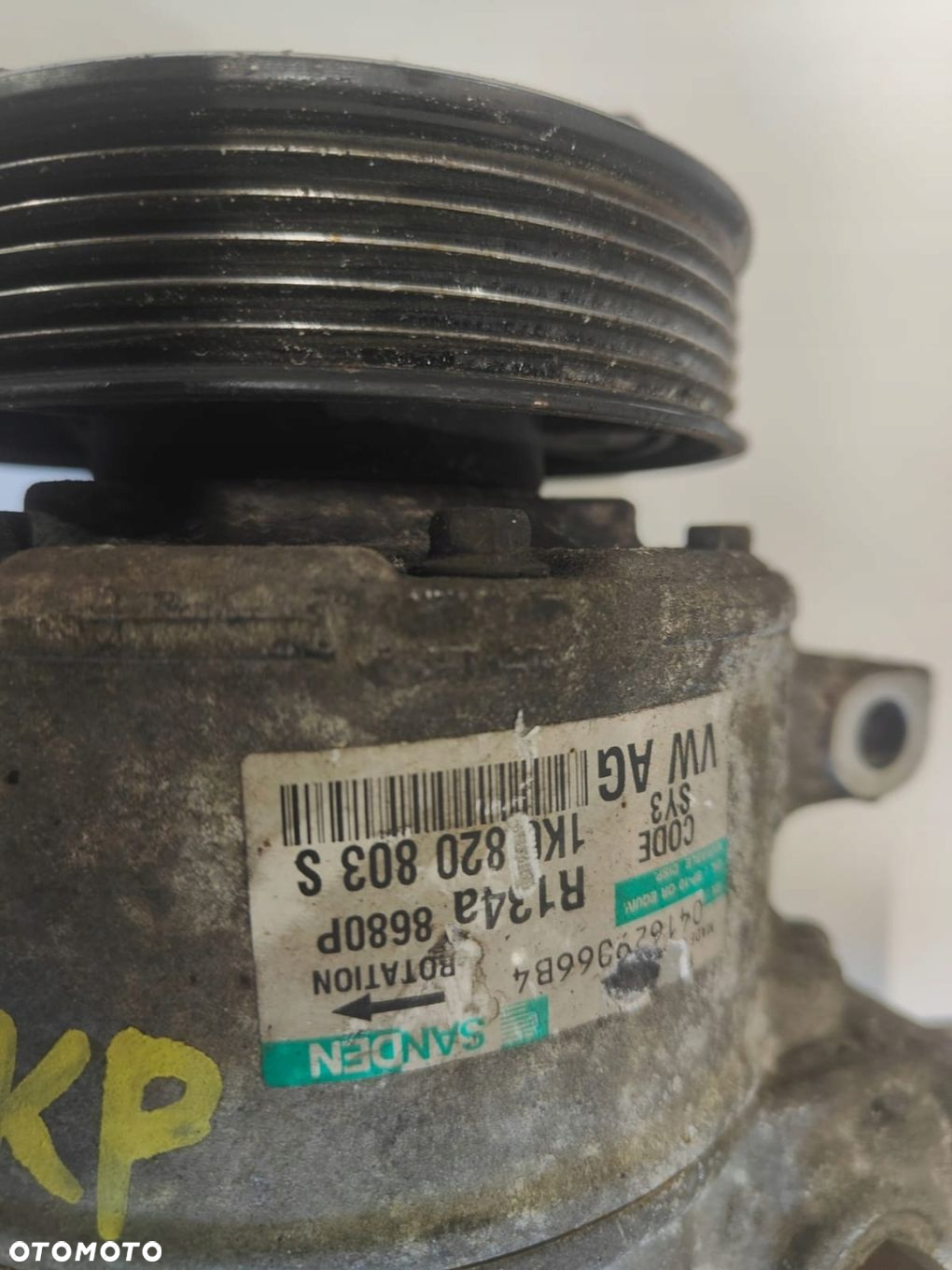 Volkswagen 2.0 tdi bkp 1K0820803S SPRĘŻARKA KOMPRESOR KLIMATYZACJI - 2