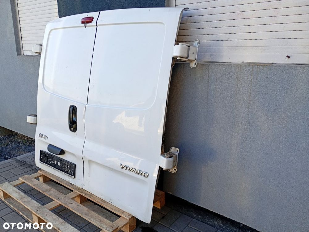 drzwi tylne lewe prawe tył kompletne białe opel vivaro a trafic ii primastar 2001-2014 komplet - 7