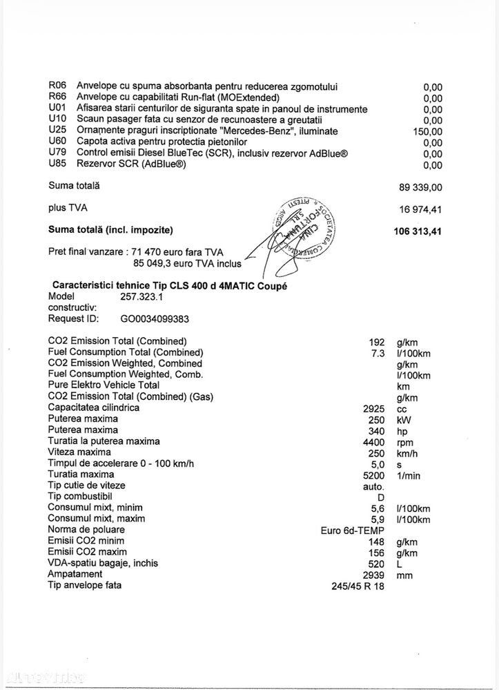 Mercedes-Benz CLS 400 d 4MATIC 9G-TRONIC AMG Line - 34