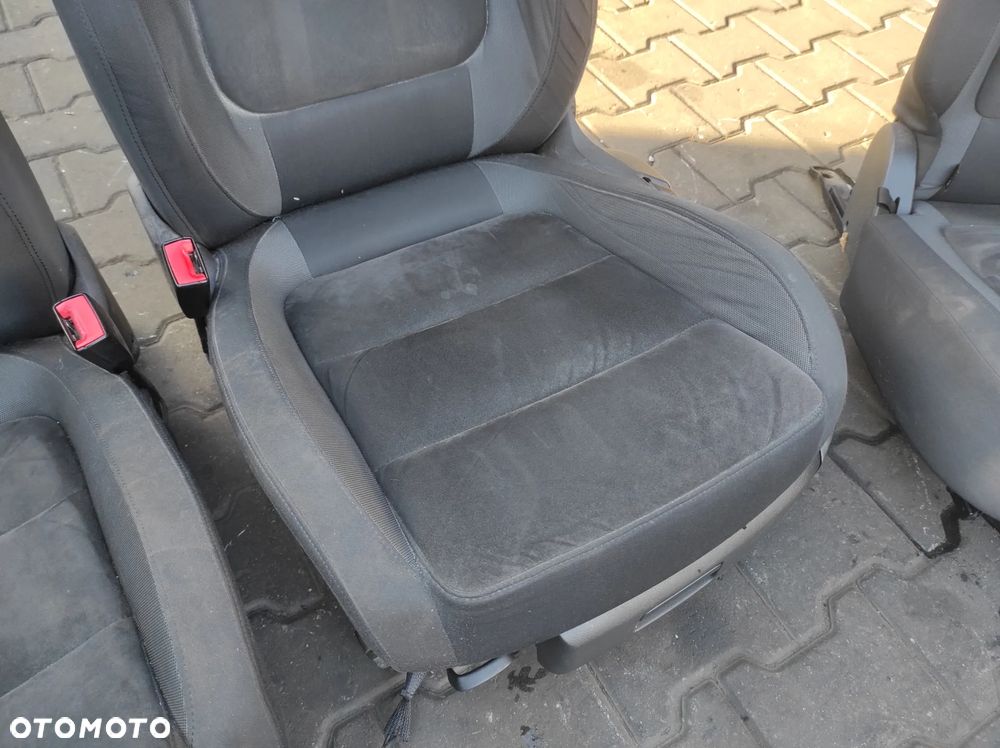 VW GOLF 5 6 PLUS FOTELE TAPICERKA SIEDZENIA KOMPLET SPORTY ALCANTARA STOLIKI KANAPA WYSYŁKA !!!! - 6