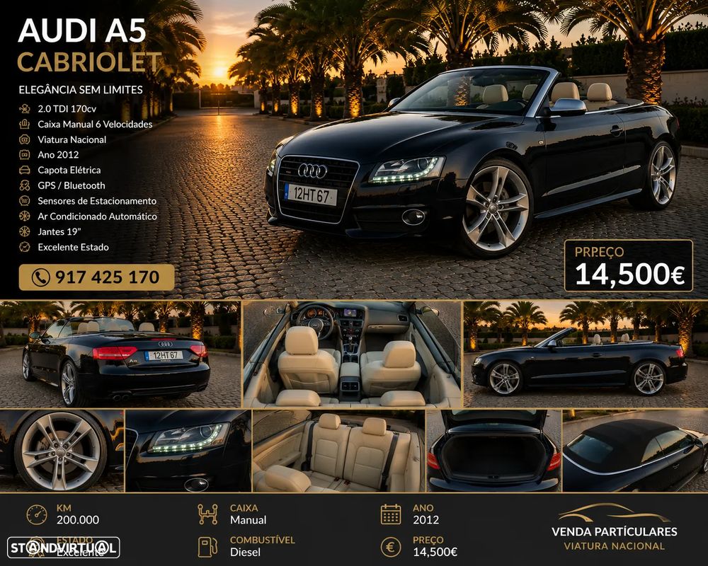 Audi A5 Cabrio 2.0 TDi - 1