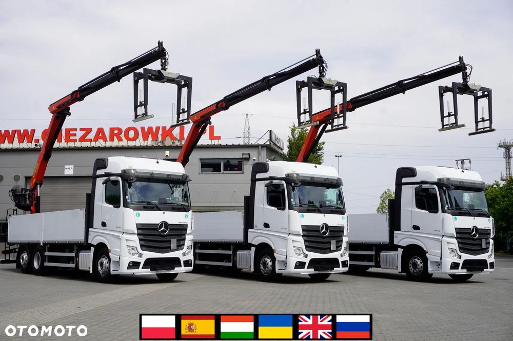 Mercedes-Benz Actros 2545 MP5 / 100 tys. km / HDS Palfinger PK 18.001L SLD A / oś skrętna / 3 szt._259279 - 2