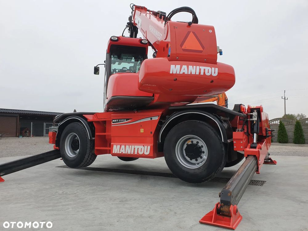 Manitou MRT Roto 2150+Privilege kosz/wciągarka/widły/pilot sprowadzona piękny stan - 28