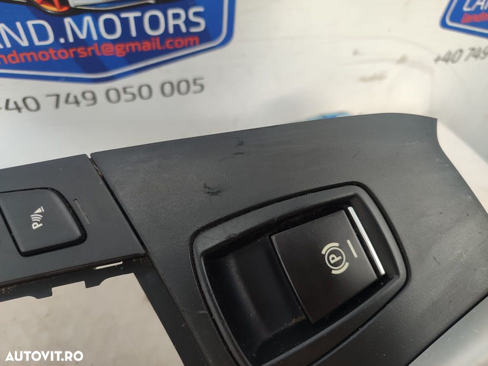 PANOU COMANDĂ I-DRIVE / CONSOLĂ CENTRALĂ CU CONTROLLER MULTIMEDIA + SCRUMIERĂ BMW SERIA 5 (F10 / F11) 2010–2017 / COD OEM 65829206444-01 (5E2) - 7