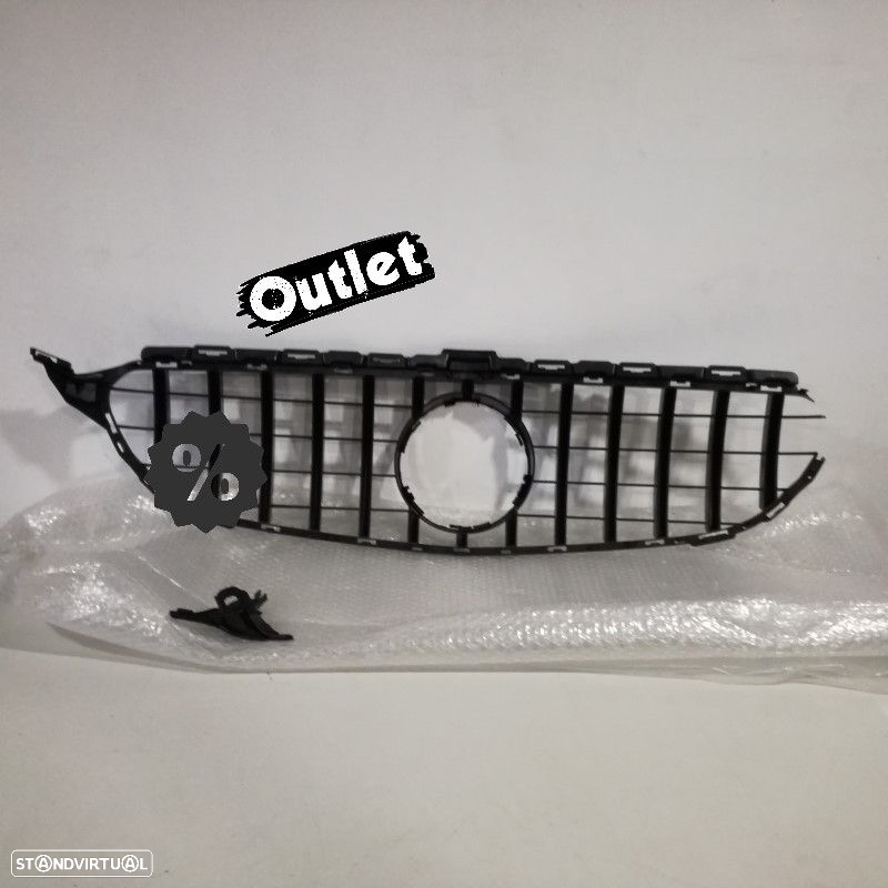 C010806C1 GRELHA PARA MERCEDES W205 14-18 AMG GT PRETO BRILHO - 5