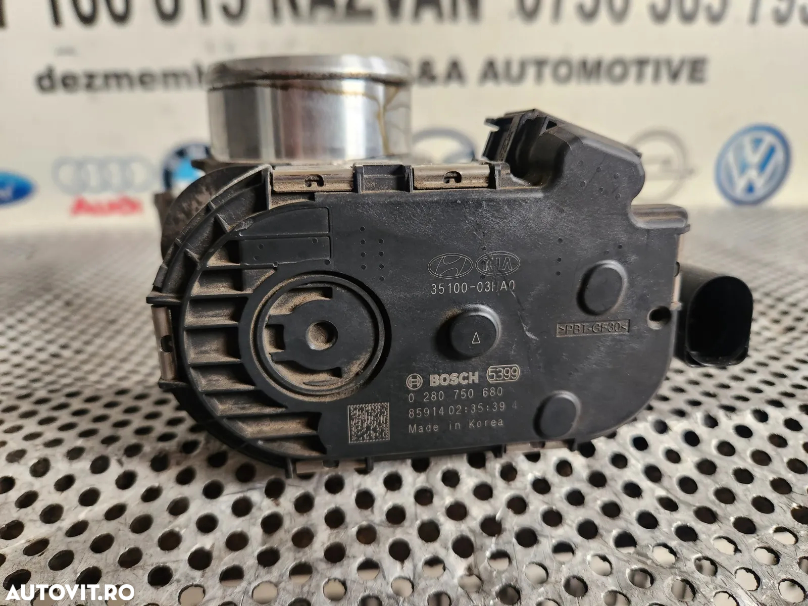 Clapeta Acceleratie Admisie Hyundai Ioniq Elentra Kia Niro Motor 1.6 Benzina Hybrid G4LE Cod -03HA0 - 6