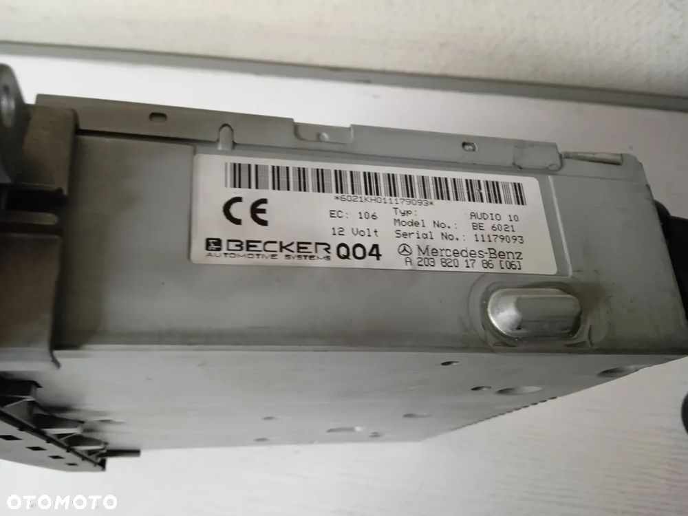 MERCEDES-BENZ W203 RADIO CD A2038201786 - 4