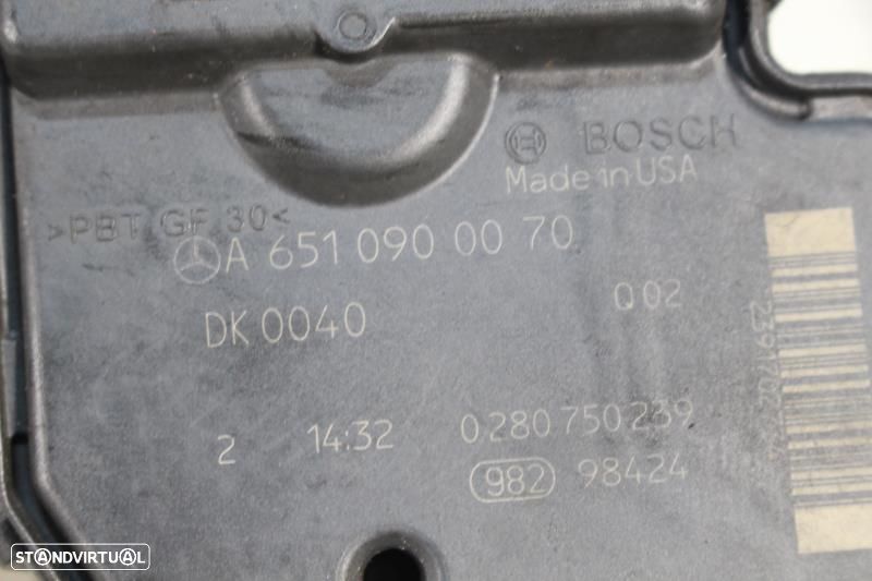 Borboleta De Admissão Mercedes-Benz C-Class (W204)  A6510900070 / 0280 - 6