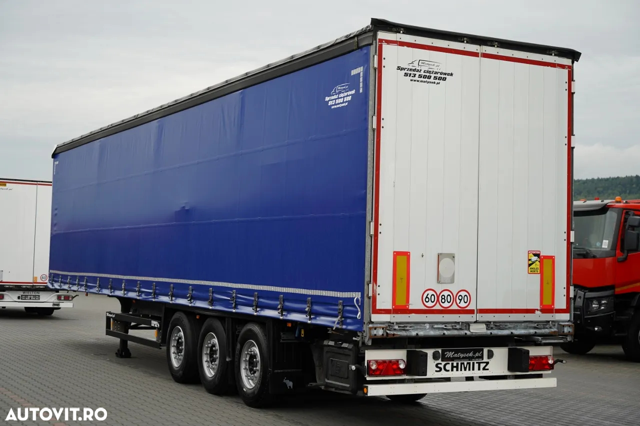 Schmitz Cargobull CORTINĂ / STANDARD / 2 AXE RIDICATIVE / - 4