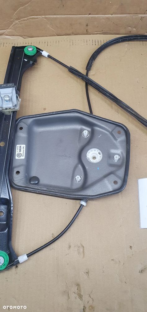Mechanizm podnośnik szyby lewy przód przedni VW Golf V HB 3D 1K3837461B - 4